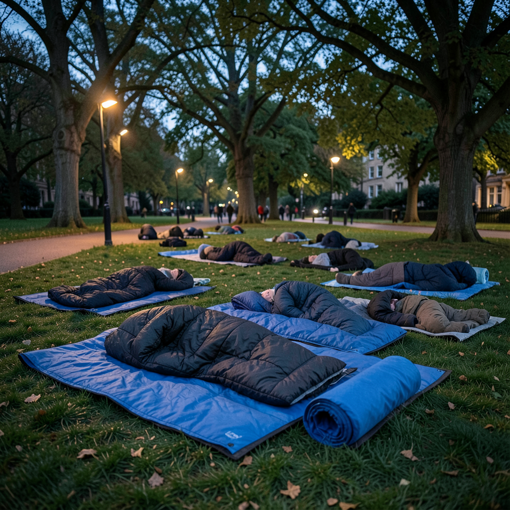 48 leaders sleep out in Oxford parks raising £43,000 for homelessness